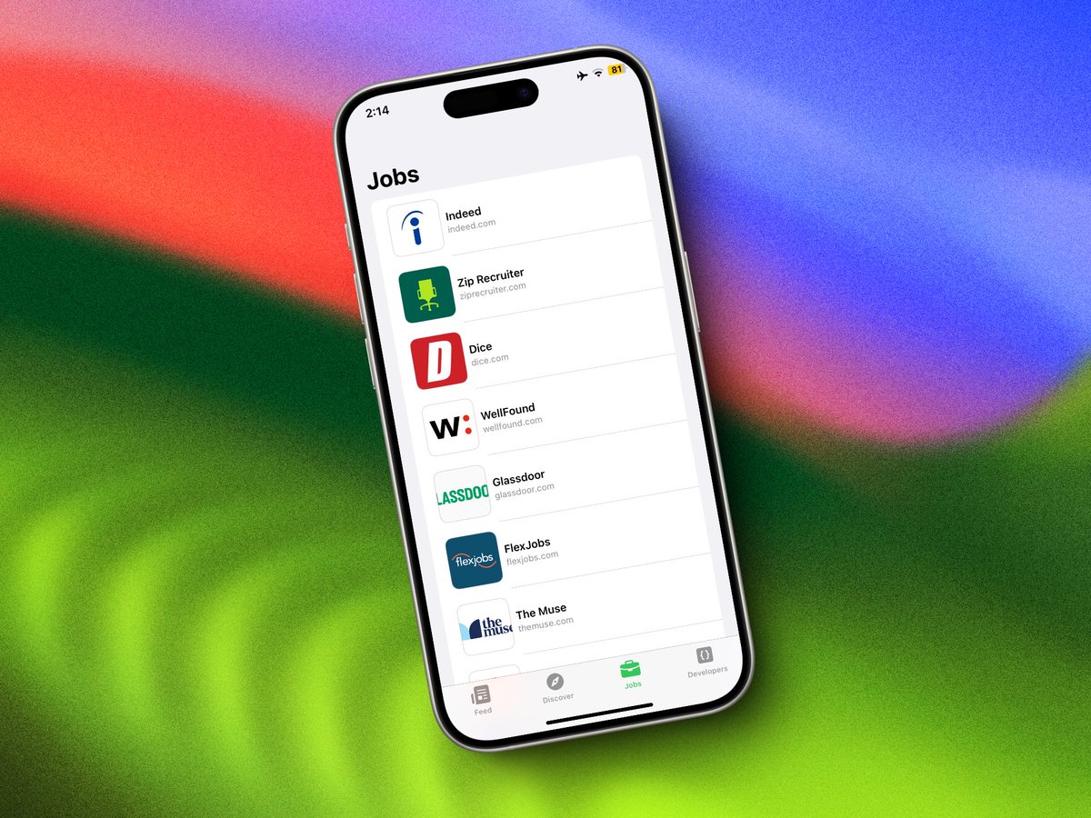 saifcodes's tweet image. Applying for Swift jobs has never been this easy. @SwiftHubApp now lists Swift jobs from top platforms in one place. 
Tap a Platform > View Jobs > Submit your application 🎉
#buildinpublic #iosdev #swiftui #swiftlang #indiehackers