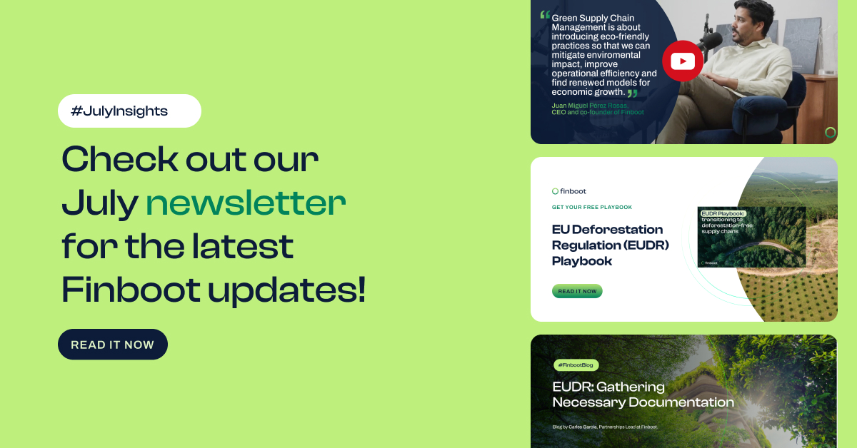 FinbootTech's tweet photo. Embark on a journey of inspiration and enlightenment with our latest newsletter, packed with valuable insights, thought-provoking content, and engaging videos.
https://t.co/zk8lIxEA2S
#Sustainability #EUDR #GreenSupplyChain #Finboot #CSRDCompliance https://t.co/40iKKc7qRk