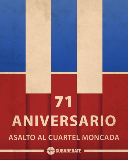 Y era la mañana de la Santa Ana.
Y así arriba la Revolución Cubana al aniversario 71 de los hechos del Moncada, en un año cargado de retos y tensiones.
La firme voluntad de vencer propicia llegar con orgullo y optimismo a esta fecha
Hoy, tomamos #LaHistoriaPorAsalto
