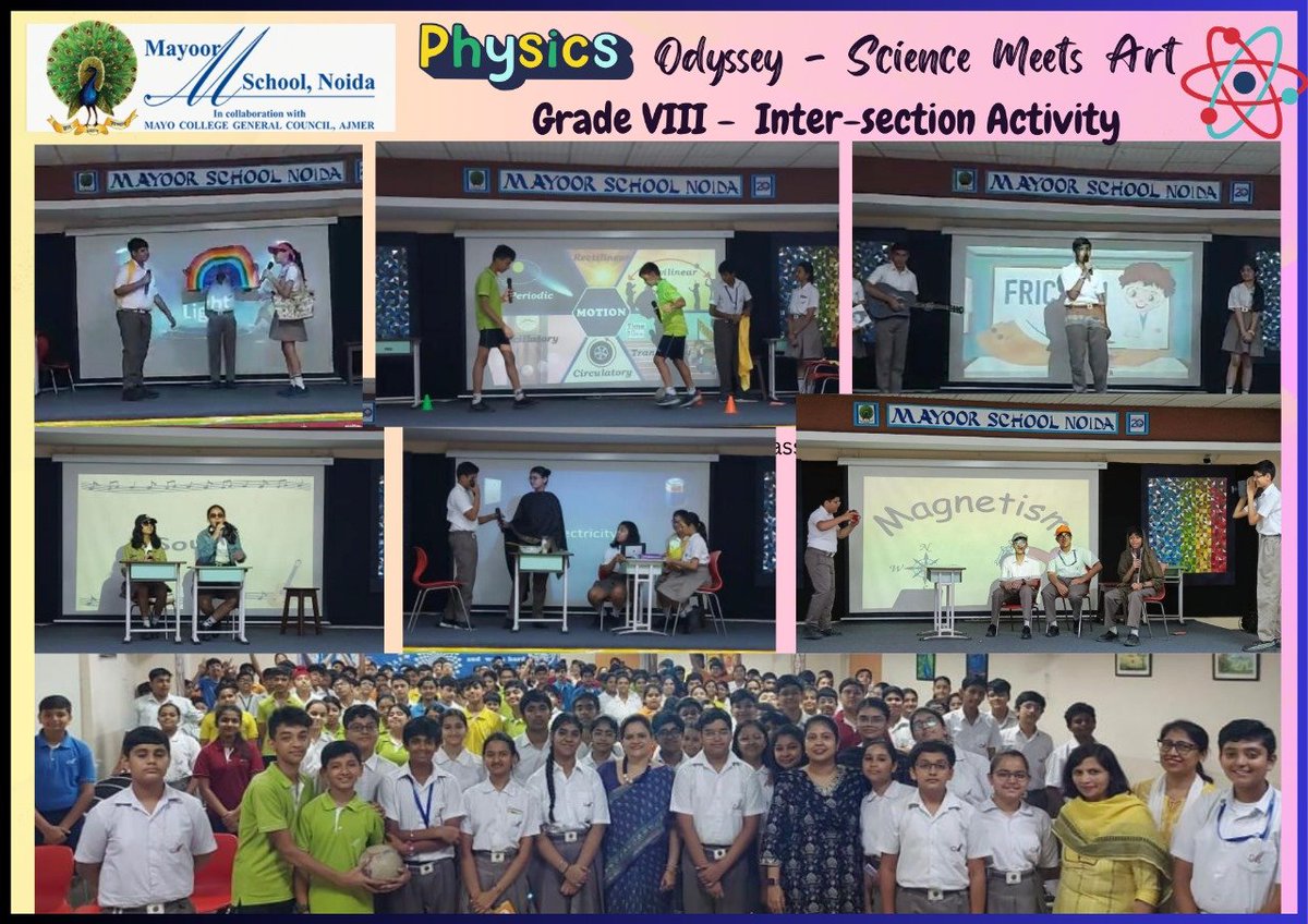 NoidaMayoor's tweet image. *Physics Odyssey - An Inter-section competition, where Art meets Science*

#PhysicsOdyssey #Roleplay
#creativityinscience