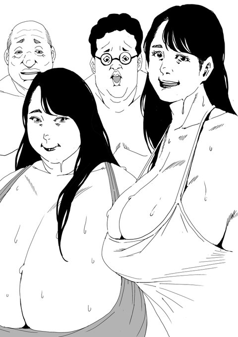 本日は行き当たりばったりという名の
モノクロ落書きお絵描きです 