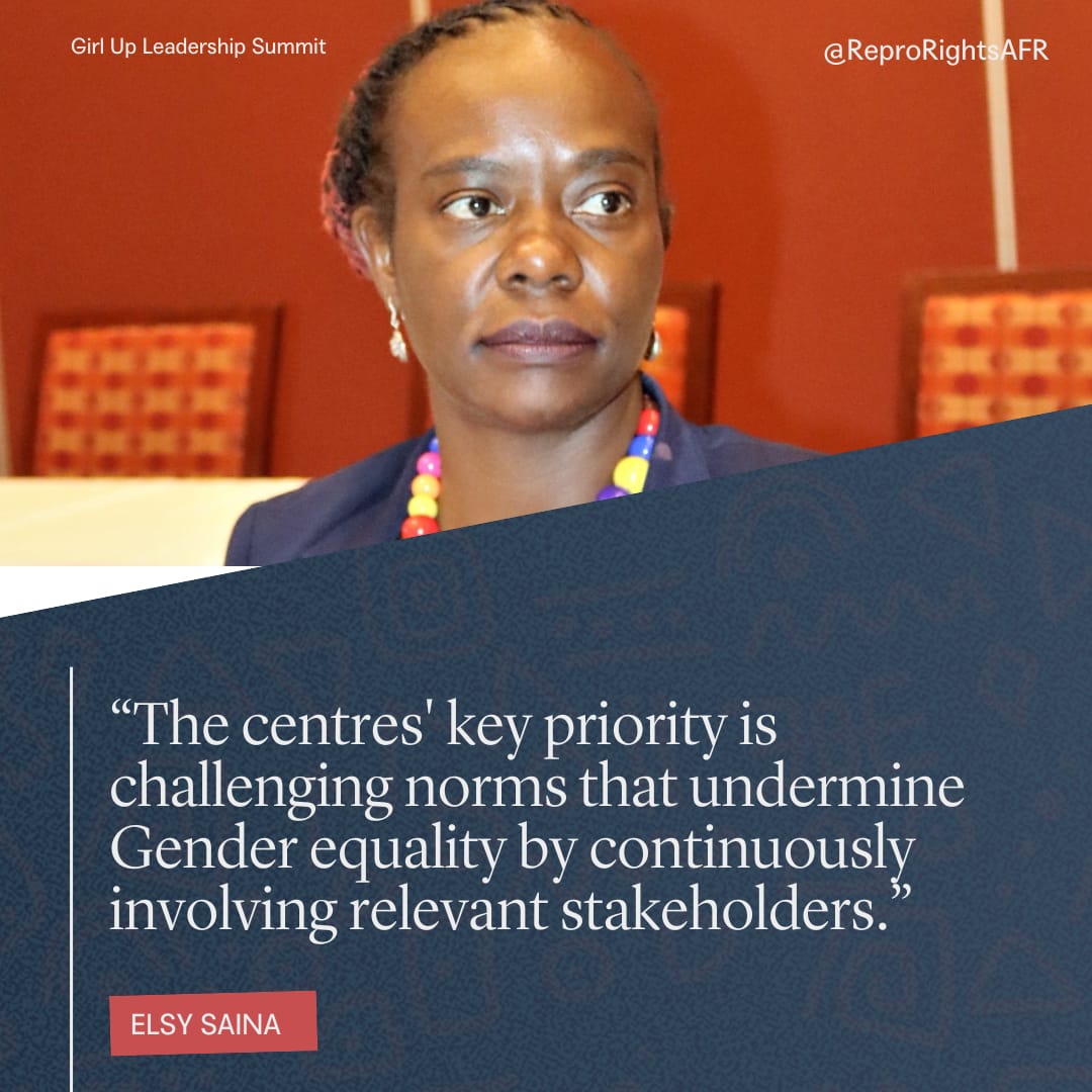 ReproRightsAFR's tweet photo. Elsy Saina spotlights the Center for Reproductive Rights' mission to dismantle harmful gender norms.
By collaborating with key players, we're forging a path towards a more equitable future.
#GirlUpSummit #2024GUKLS #GirlsLead https://t.co/TMw5e30rXT