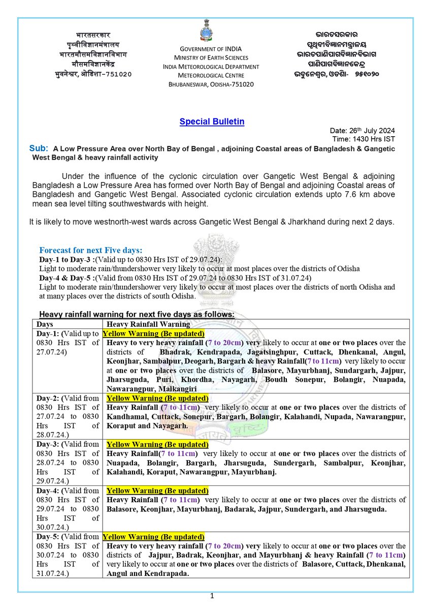 OSDMA Odisha tweet media