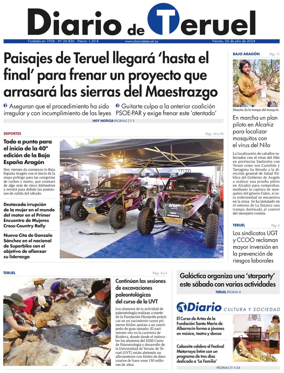Les presento la portada de este panfleto de periódico.
La hoja parroquial de los paisajistas y Tx.
Sectarios, mentirosos y pateticos.
No me extraña que no lea nadie.
En fin