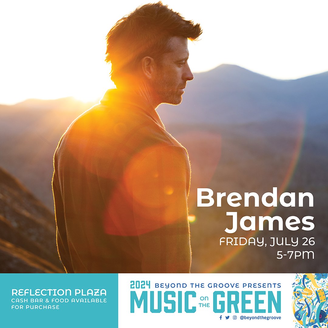 BeyondTheGroove's tweet image. TONIGHT, don't miss Music on the Green with Brendan James (@bjamesmusic) from 5-7 PM at @MountainVillage's Reflection Plaza. 

Get details: bit.ly/4dbSV8G

#Telluride #TellurideCO #ColoradoMusic