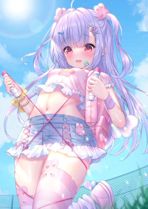ワンフェスにて羽月美卯ちゃんの塗装見本初公開だそうですイラストそのままに細部までこだわって立体化していただきました 