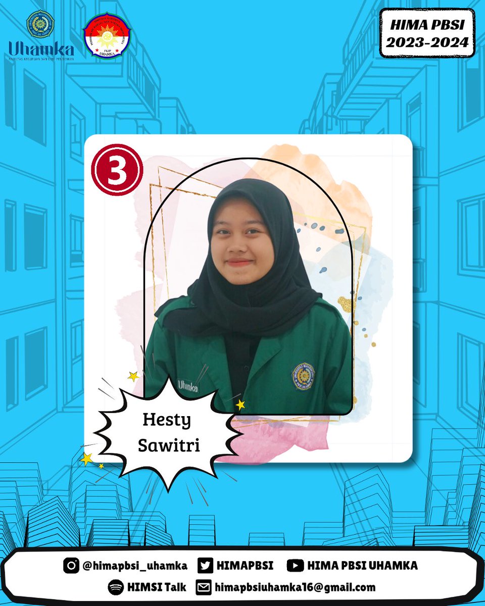 HIMAPBSI's tweet photo. 🗳PEMIRA 2024 CALEG🗳

📸 IG : @himapbsi_uhamka
🕊️ Twitter : @HIMAPBSI
📧 Gmail : himapbsiuhamka16@gmail.com
🎥 YouTube : HIMA PBSI UHAMKA
🎙 Spotify : HIMSI Talk
🌐 Website : https://t.co/Nj9l8G0wga

#HIMAPBSI
#SATUBANGSA
#SATUBAHASA
#INDONESIA https://t.co/cl7yajxWfS