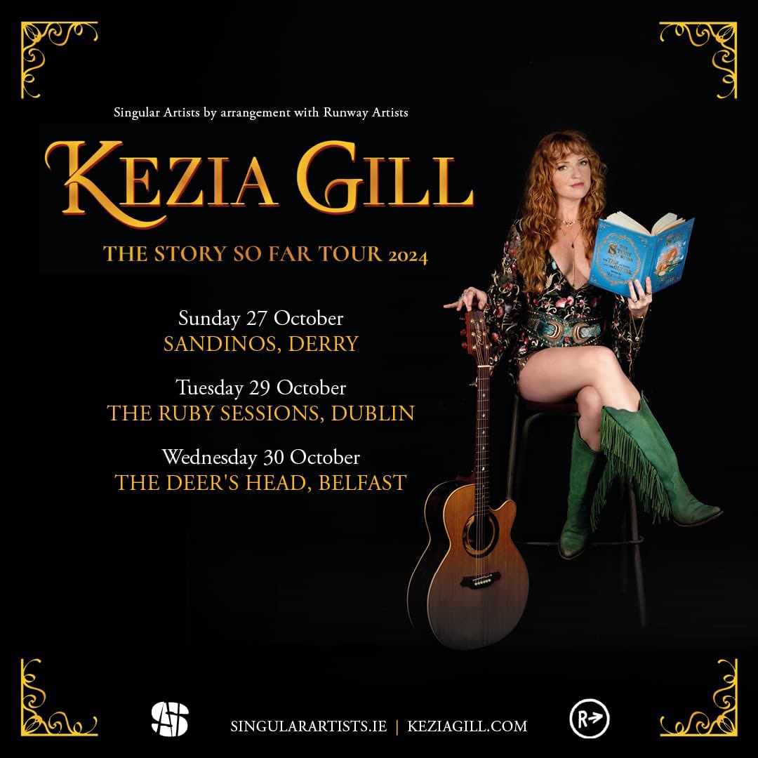 I’m absolutely thrilled to announce that we are adding 3 more dates to ‘The Story So Far’ Tour in Derry, Dublin and Belfast!

                            🍀🍀🍀

I cannot wait to bring my show to the Emerald Isle so get your tickets now!

singularartists.ie/show/kezia-gil…