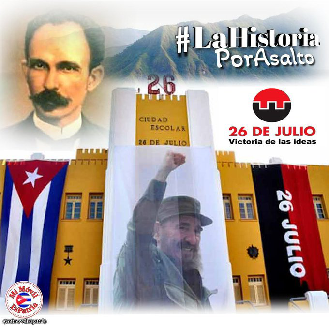 🇨🇺 ‼️ Siempre es 2️⃣6️⃣ para los que no dejan de ser REBELDES ‼️

🇨🇺 ‼️ Nos sobran corazones para seguir tomando #LaHistoriaPorAsalto ‼️