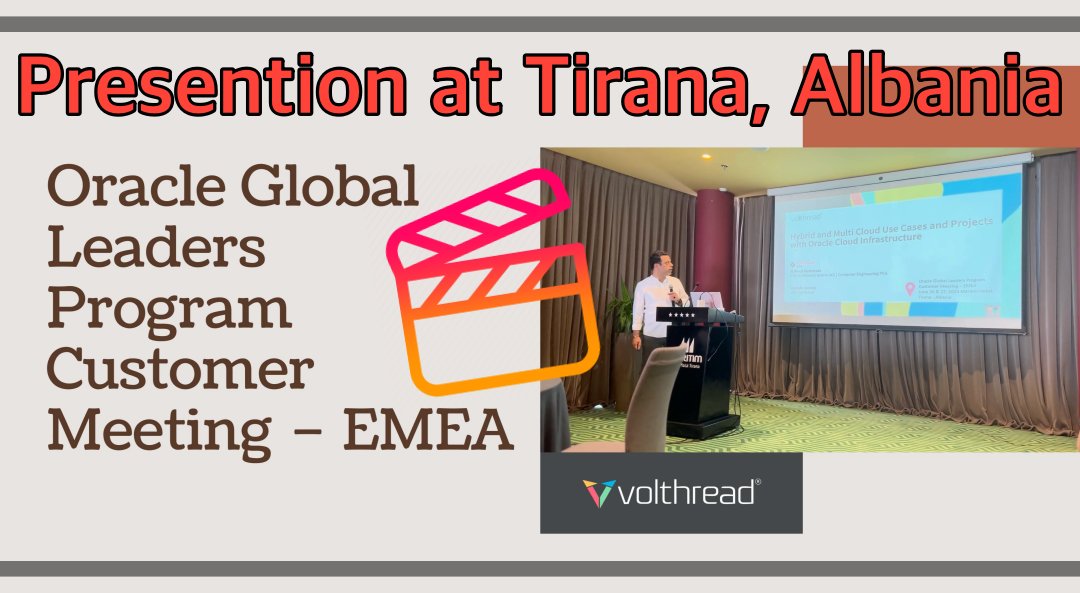 mfevzikorkutata's tweet image. Connect with me if you are fellow leaders and innovators in the cloud space.
Watch the Full Conference Presentation in my YouTube Channel: youtu.be/GIZAHTWD9sQ?si…
________________
#OracleEvent #OracleCloud #HybridCloud #MultiCloud #emea