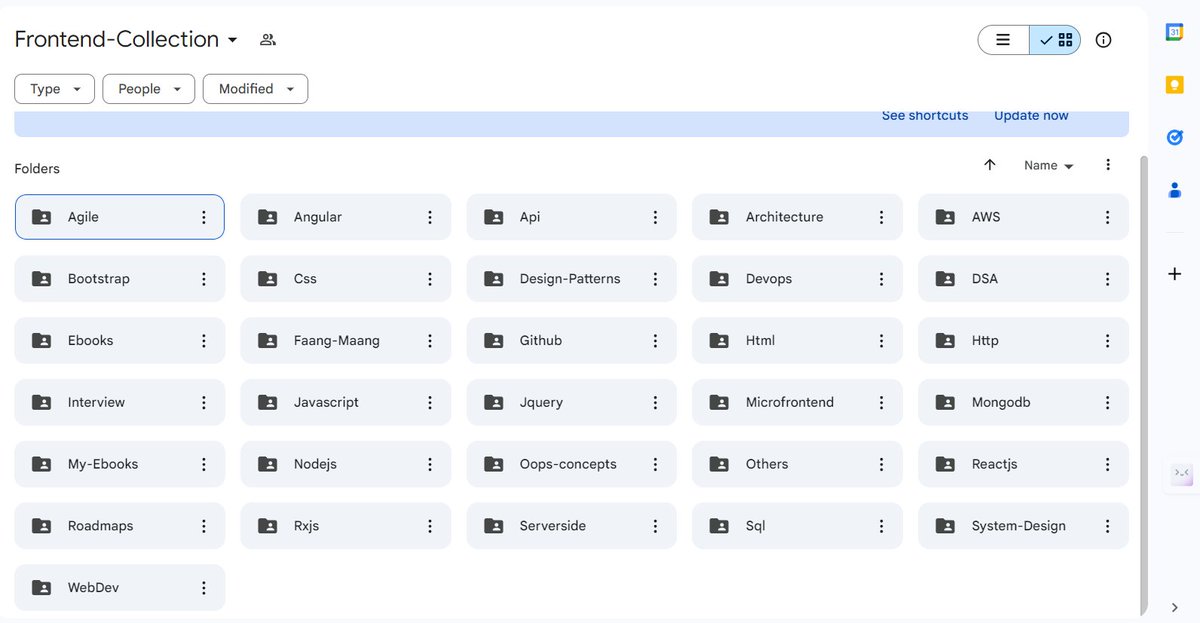 Comprehensive Collection for FREE! 😱

1. Web Develop
2. Design-Patters
3. Architecture
4. JavaScript &amp; Jquery
5. Html &amp; Http
6.Css &amp; DSA
7. Roadmaps
8. Oops-concepts
9. Reactjs And More...

Only For 24 Hours🚨

Grab, Simply:
1. Follow me (for sure DM)
2. Like &amp; RT
3. Reply "All"