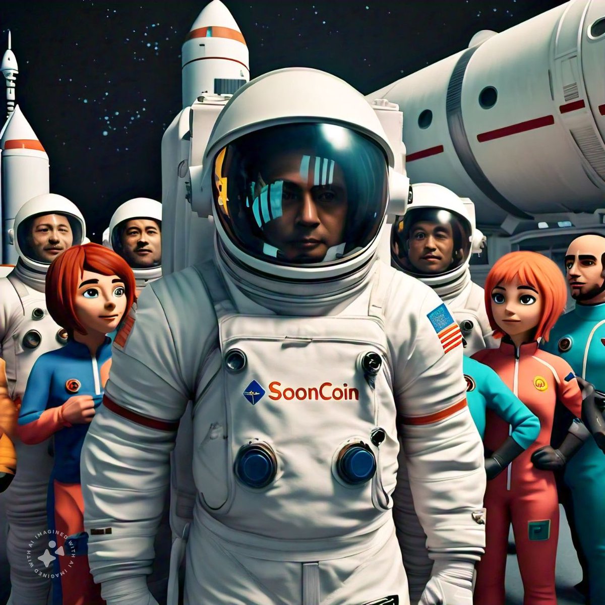 Jump1thinklater's tweet image. Attention all passengers #SoonCoin #ReefCoin is boarding the rocket ship 🚀 next stop some other galaxy! #1000x #GEM #CommunityFirst