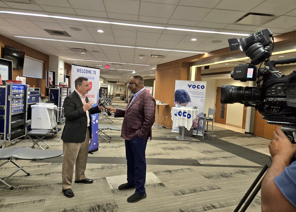 Tommy_the_V's tweet photo. Thanks to @devayneTV @wcnc for stopping by Truist Field this morning for some great coverage of today's event! https://t.co/0YylpKNSjh