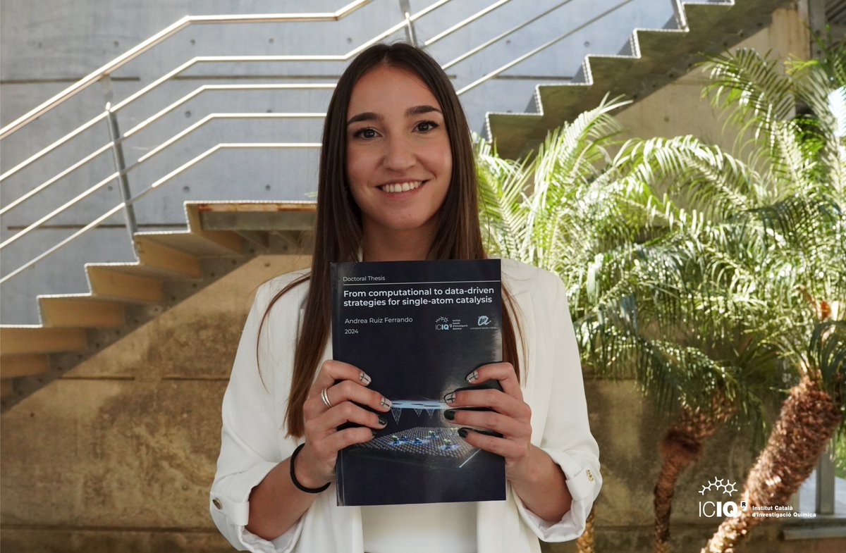 ICIQ (@iciqchem) on Twitter photo #ICIQPhD
🎓 Moltes felicitats, Dra. <a href="/ARuizFerrando/">Andrea Ruiz-Ferrando</a> from Prof. Núria López's group
📚 Today Andrea has defended her thesis on single-atom catalysis, revealing fundamental mechanisms and potential applications in catalysis and nanotechnology.
About her 🔗iciq.org/moltes-felicit… #ICIQPhD
🎓 Moltes felicitats, Dra. <a href="/ARuizFerrando/">Andrea Ruiz-Ferrando</a> from Prof. Núria López's group
📚 Today Andrea has defended her thesis on single-atom catalysis, revealing fundamental mechanisms and potential applications in catalysis and nanotechnology.
About her 🔗iciq.org/moltes-felicit…