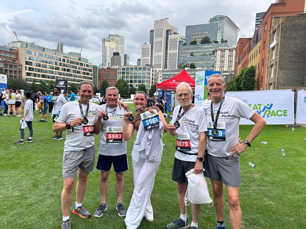 GPMIP's tweet photo. Our team successfully completed the Great City Standard Chartered Race! We warmly invite you to support our cause, the National Literacy Trust. After weeks of generous donations, we are eager to reach our goal. You can donate here: https://t.co/5fr3WTnIAe https://t.co/rrgZqBP60E