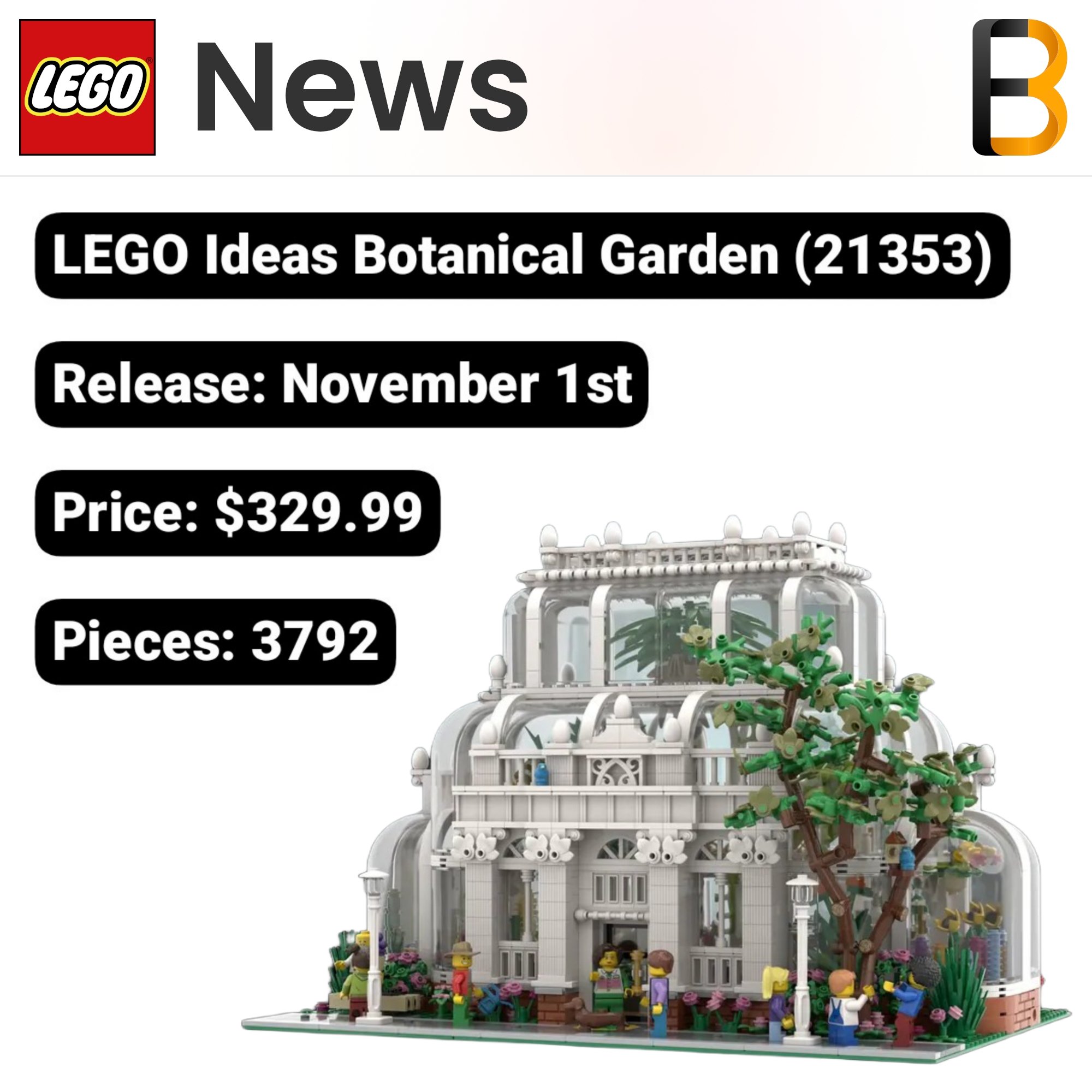 Falconbricks LEGO News on X New LEGO Ideas 2024 set info This will be the last Ideas set for this year legonews legoleaks lego garden Flowers https t OHr9rg76Ir X