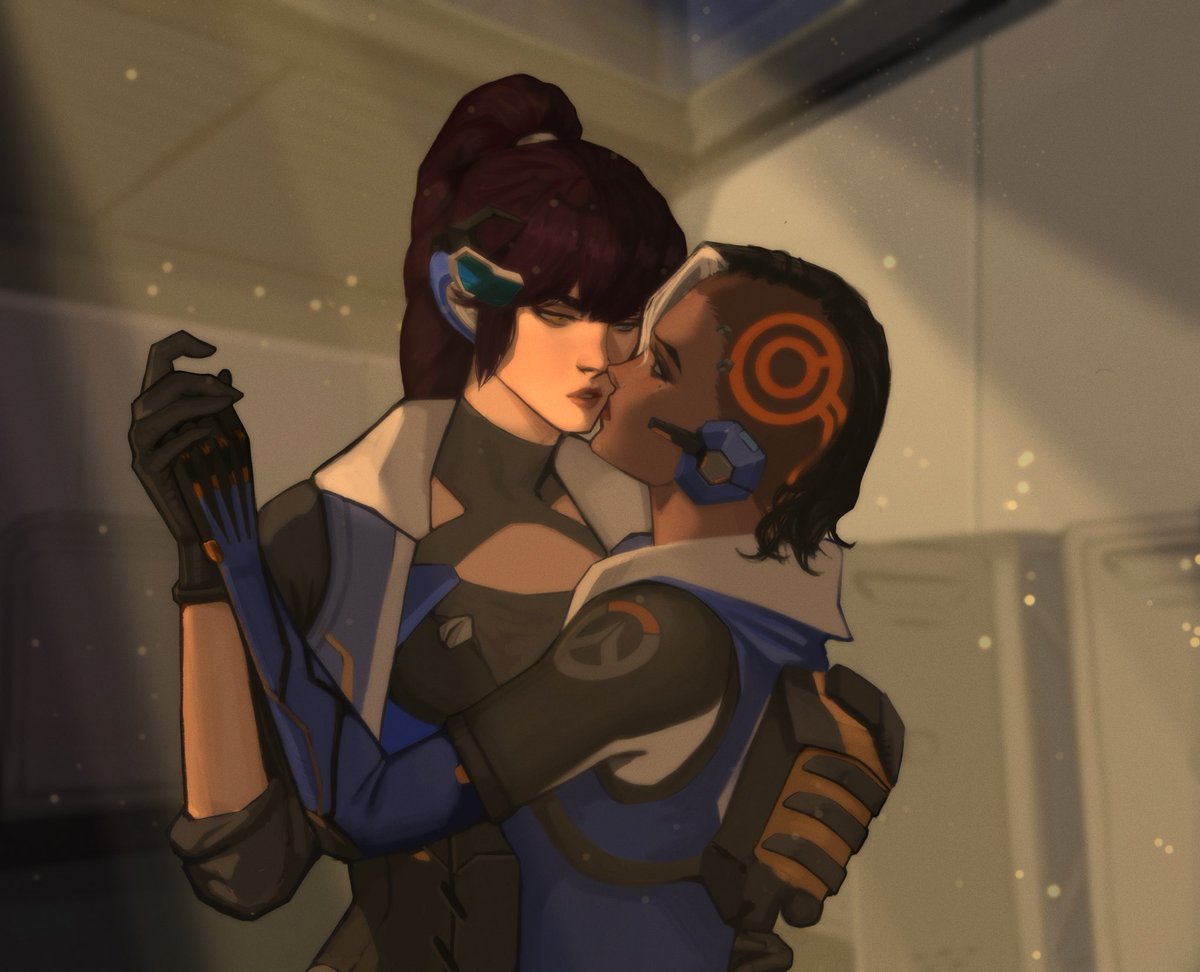 Commission 

"Do you remember that night? Dancing in the command center until dawn?" 
-Mirrorwatch version

#overwatch #mirrorwatch #spiderbyte #widowmaker #sombra