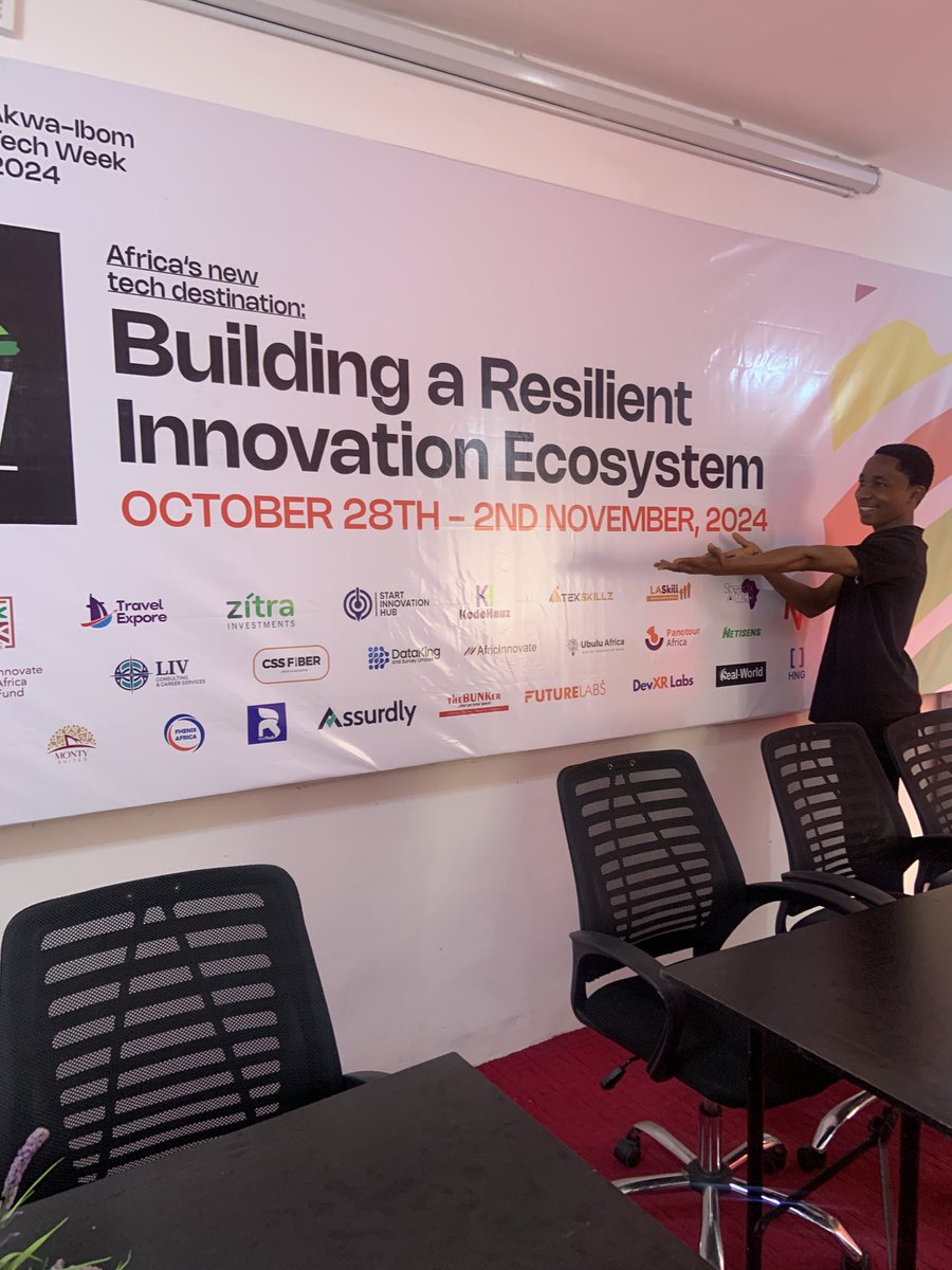 TheVine200's tweet photo. So I'm at ibom innovation networks press conference happening live at the bunker here in uyo. Why the heck are you not here yet! You'd miss a lot from being absent ๐คซ
#AkwaIbom
#AKTW2024
#ResilientEcosystem
#InnovationEcosystem
#AkwaIbomTechWeek
#AkwaIbomIscalling
#techlifestyle https://t.co/aMUh4mpCja