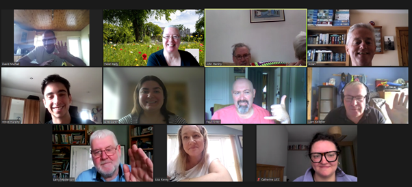 Dr Helen Kelly (@drhelenkelly_) on Twitter photo Hello from Aphasia Café! We had great conversations about book clubs, challenges with counting, Cork v Clare hurling final and of course lots of fun and laughter!! See you in September after the summer break. Email helen.kelly@ucc.ie if you have aphasia & want to join us. Hello from Aphasia Café! We had great conversations about book clubs, challenges with counting, Cork v Clare hurling final and of course lots of fun and laughter!! See you in September after the summer break. Email helen.kelly@ucc.ie if you have aphasia & want to join us.