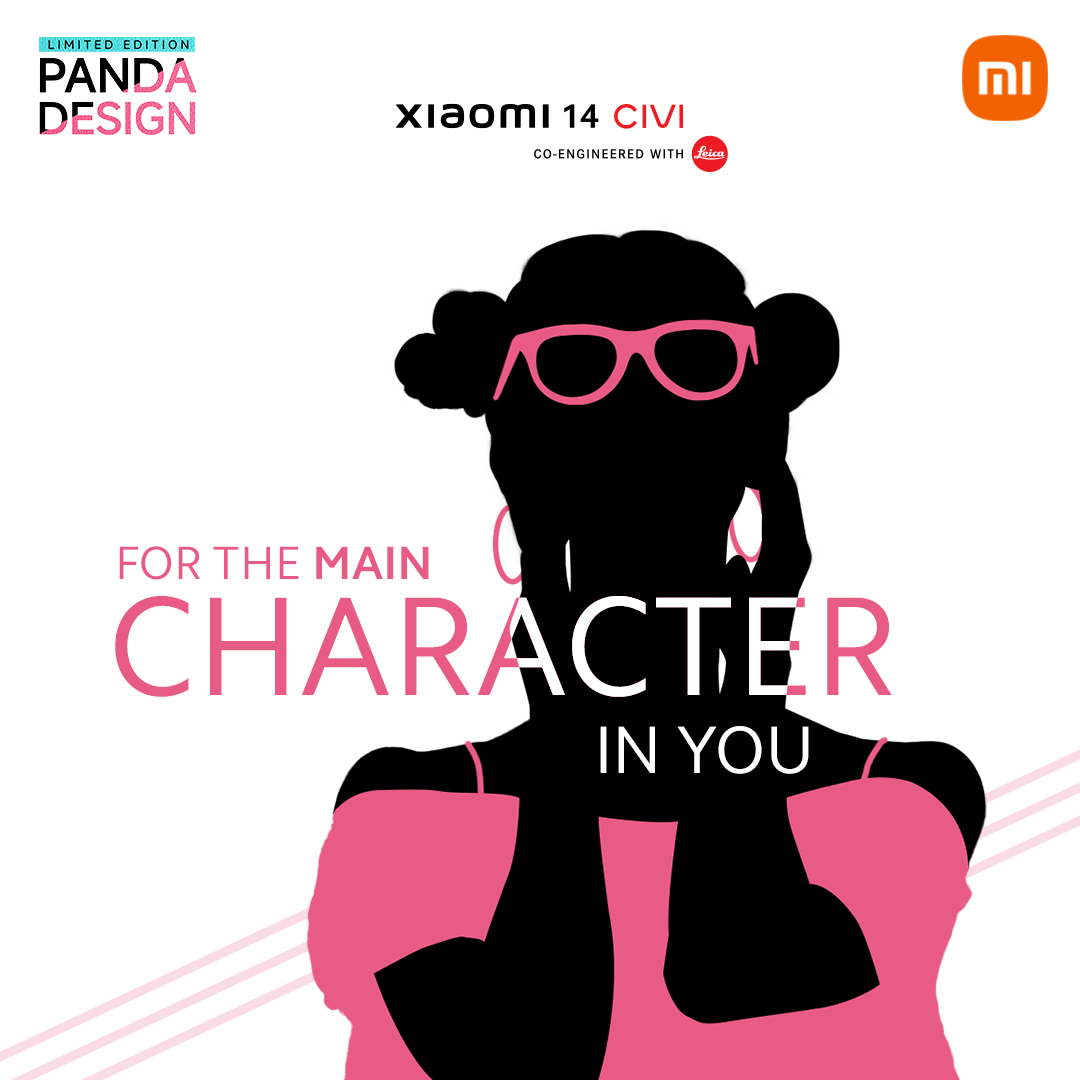XiaomiIndia's tweet image. The new #Xiaomi14CIVI #PandaDesign is your ultimate co-star! ✨

This isn't just a smartphone, it's a statement. Bold, beautiful, and built for you.

Dropping on 29th July!
Stay Tuned: bit.ly/CIVI_PandaDesi…