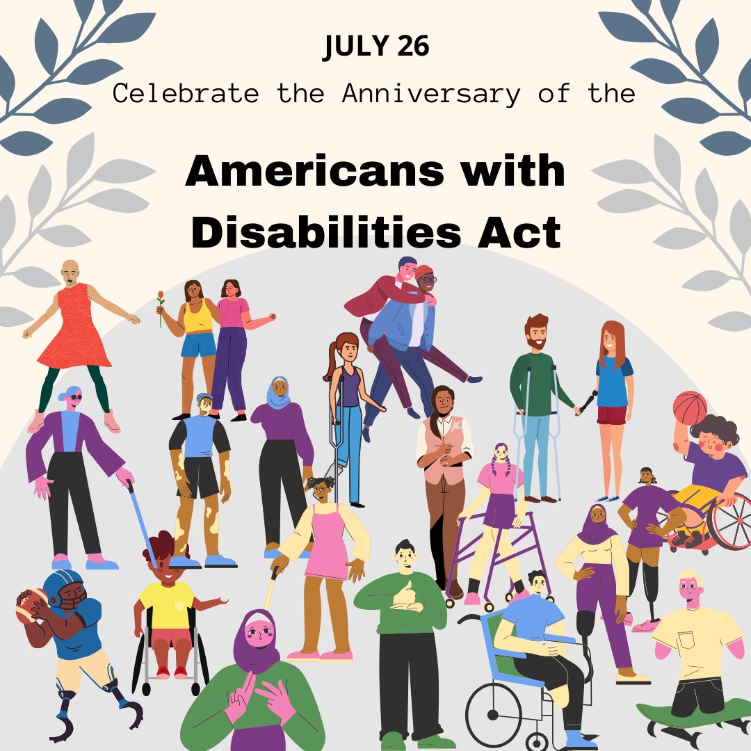 National Disability Independence Day is celebrated every year on July 26. It commemorates the signing of the Americans with Disability Act (A.D.A.) in 1990.