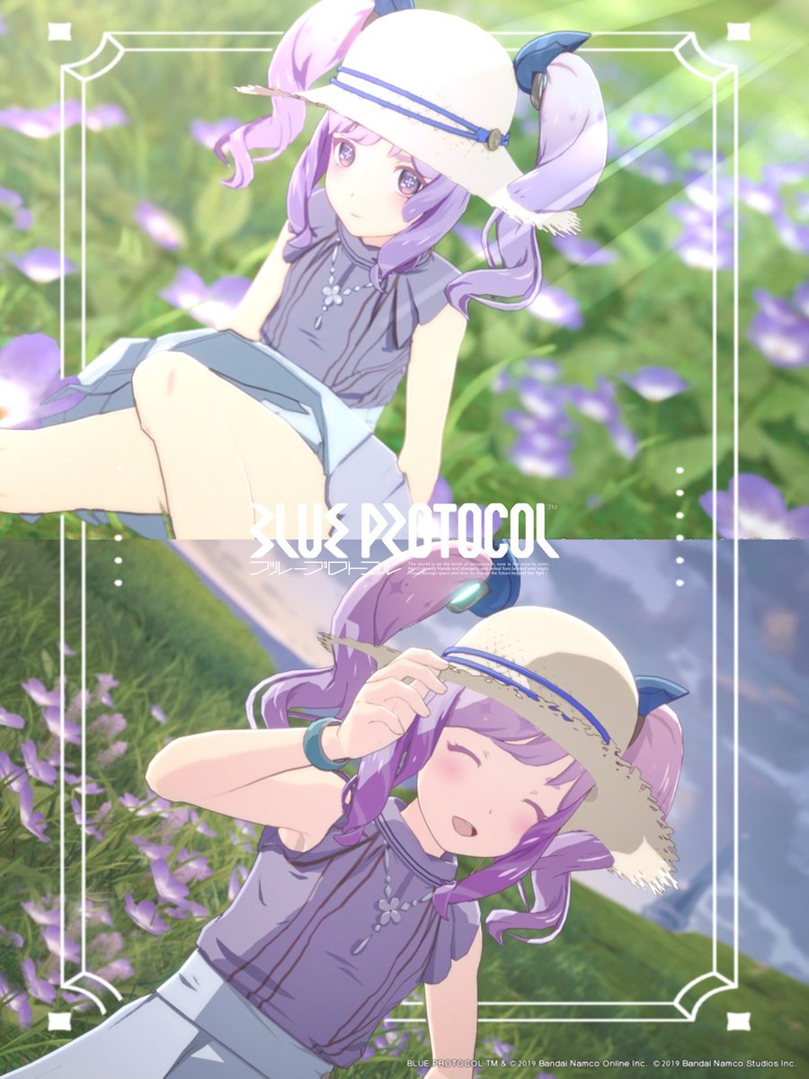 ギャルピで帽子をつかむ感じになる📸💠　#ブルプロSS