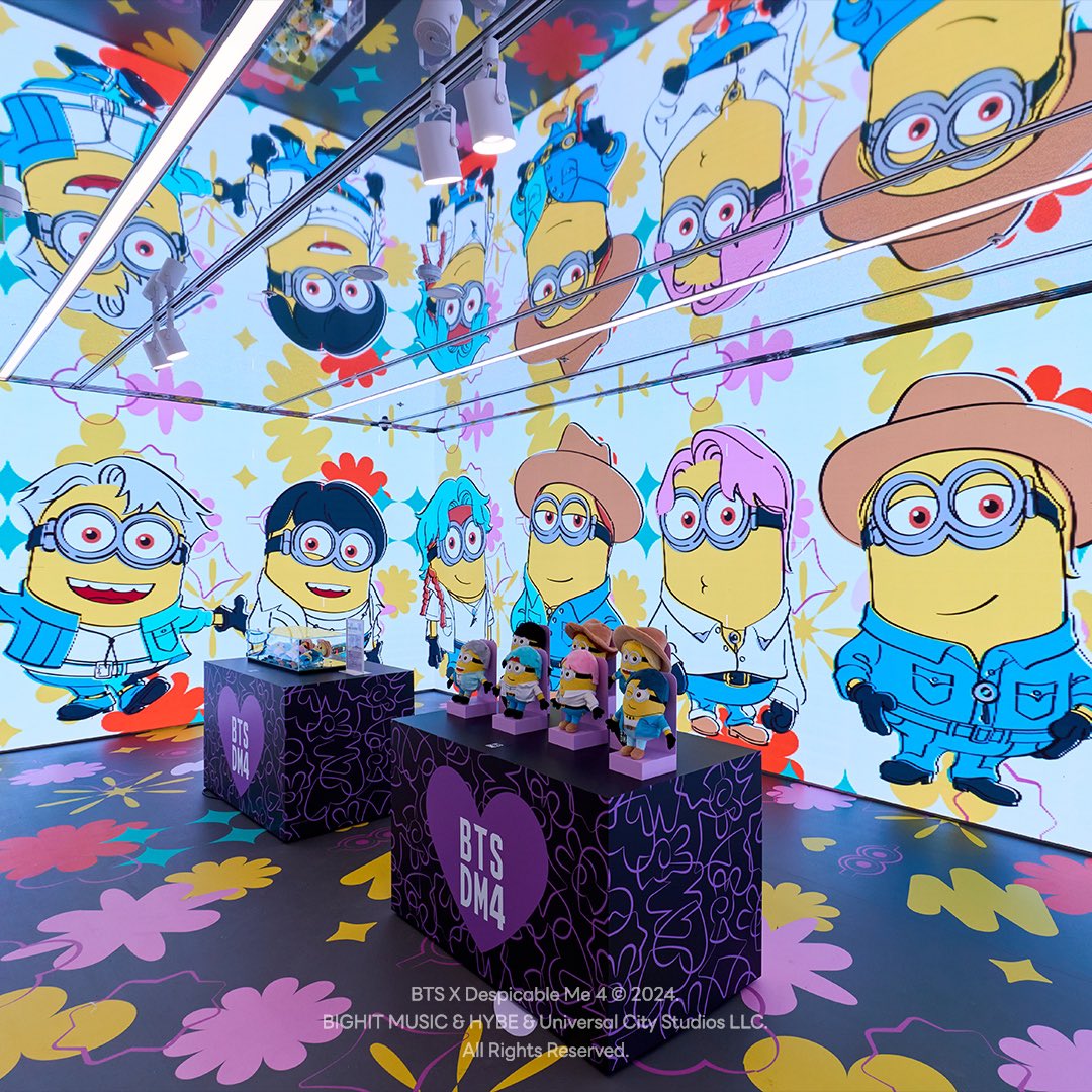 We can't wait to see you!👀 BTS 💜 DM4 (Despicable Me 4) 💜36