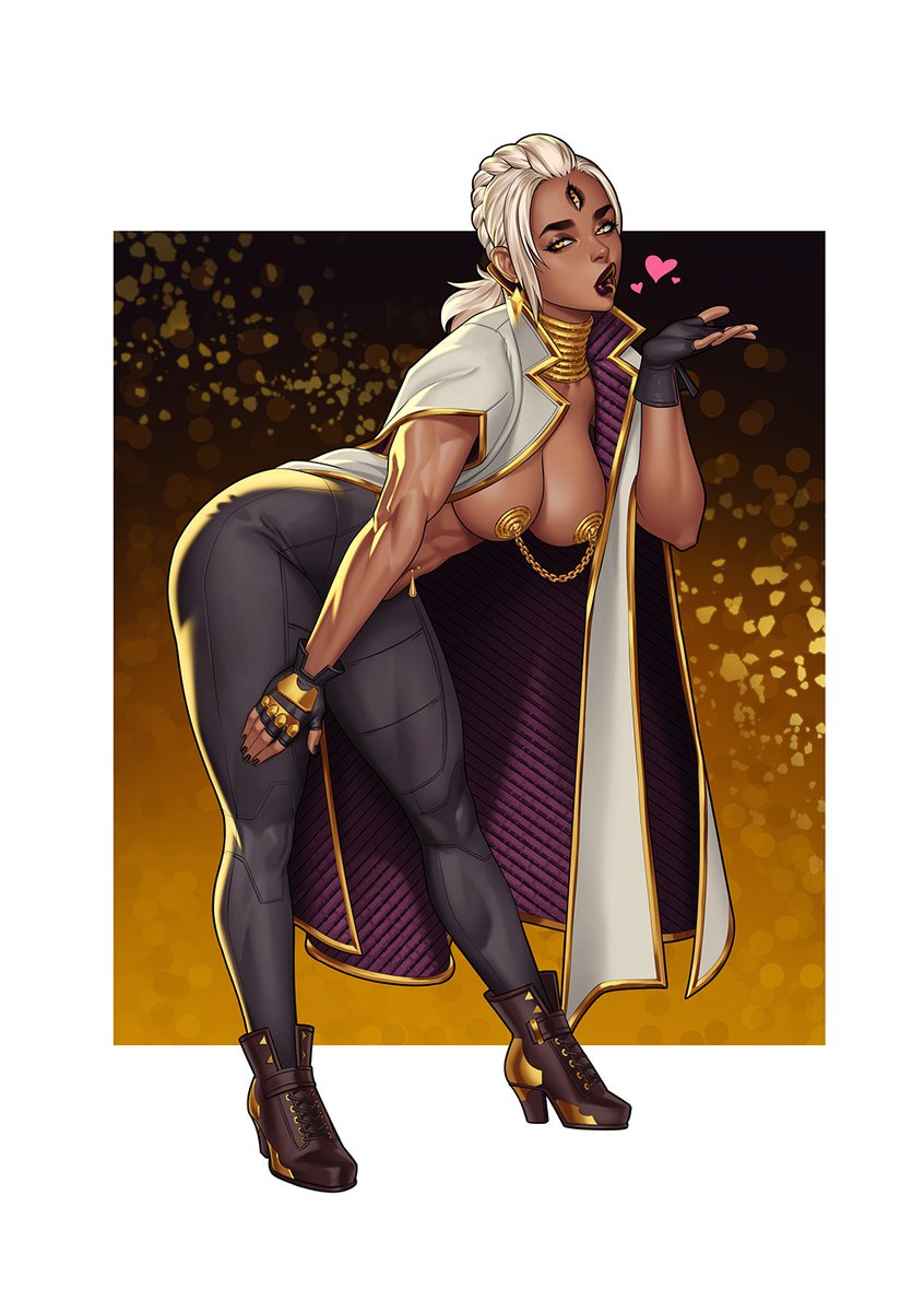 The colored version is finally ready! I really like how this work turned out.
OC Rhiannon. Commissioned by <a href="/Rixx0s/">Rixx</a> 
#commissionopen