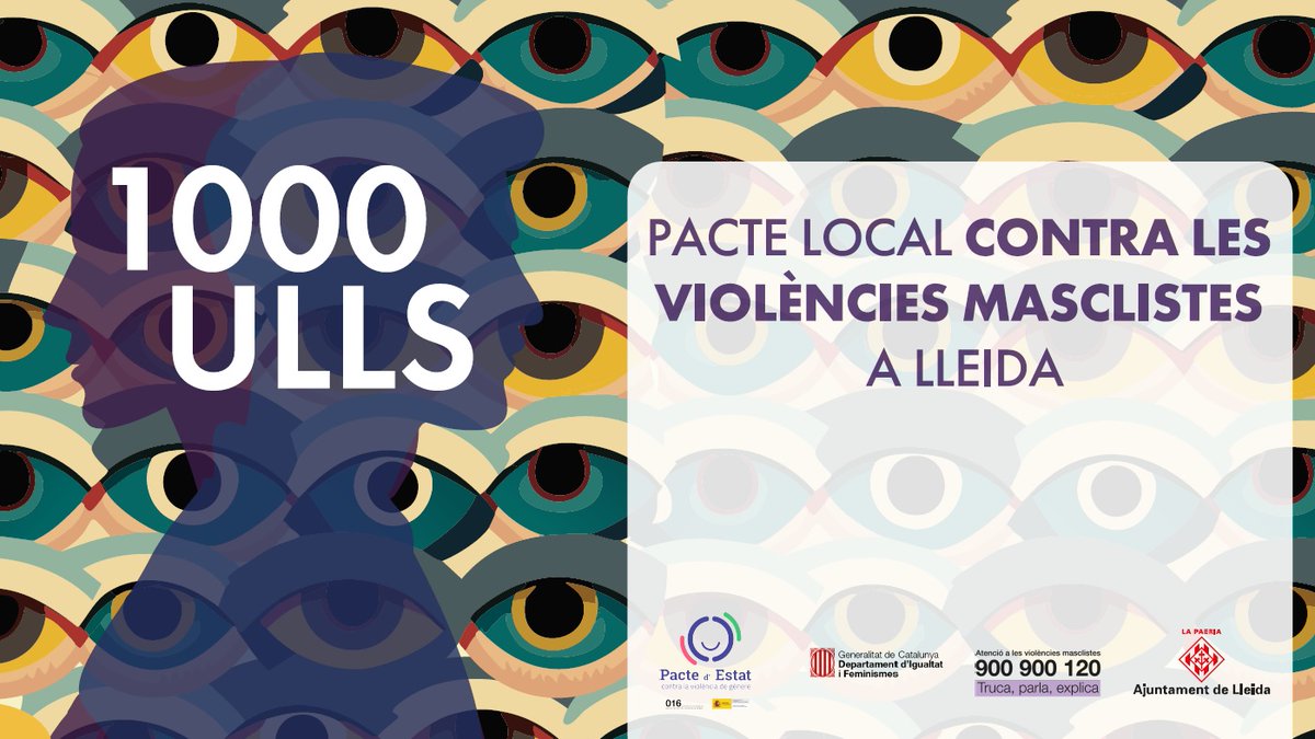 💜Sumeu-vos al Pacte Local contra les Violències Masclistes a Lleida per una societat lliure de violències contra les dones! 
 📷S’hi poden adherir persones, entitats, comerços, empreses, clubs esportius, centres educatius   
📷ja.cat/wuUzH
