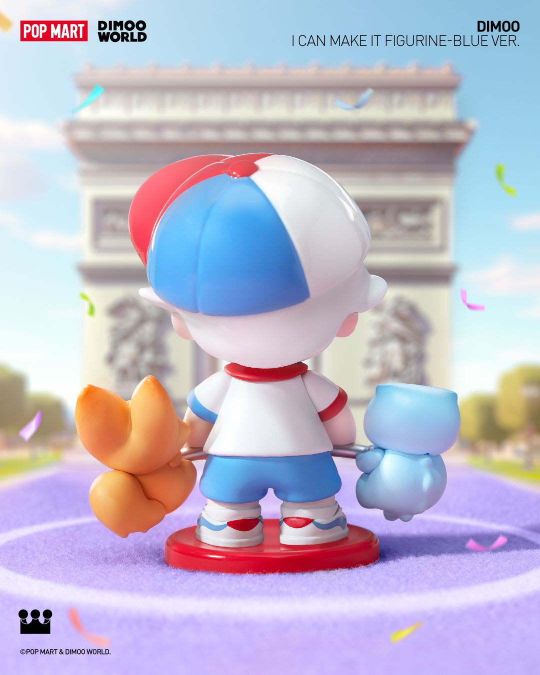 その他 POPMART DIMOO I Can Make It Pink Ver. POPMART POPBEAN SKULLPANDA Dimoo Strawberry Smoothie Set