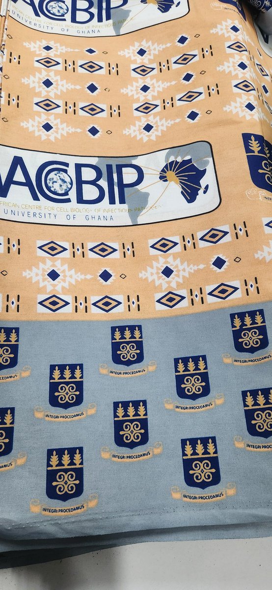 msmosi's tweet photo. Celebrating our 10th Anniversary in style. The cloth is available for sale at @WACCBIP_UG @UnivofGh @GHABSA_UG @gordon_awandare @DrPKQuashie @TheresaGwira @aba_amfo https://t.co/lnxPRpDEdi