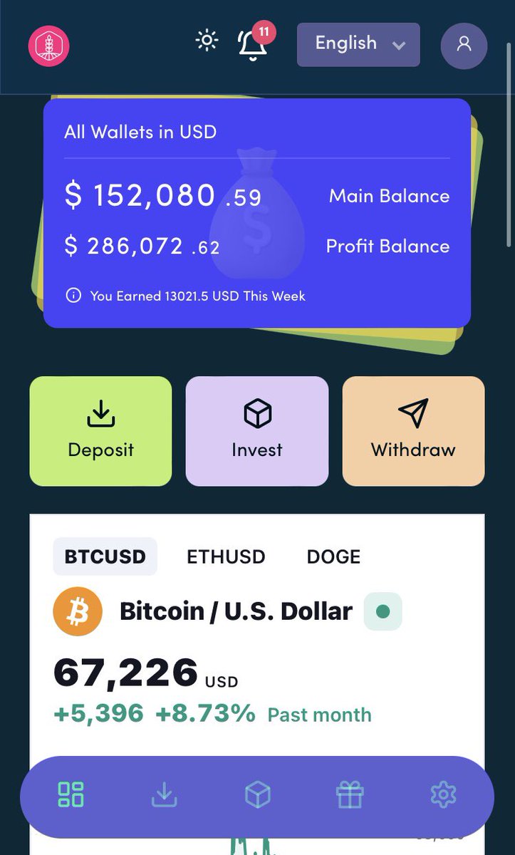 davtom16's tweet photo. $13K profits made this week and looking to aim for $20K in the upper week with the rise of Bitcoin and ETH.

Totaling almost $300K in profits with few losses so far 🚀

Giving out $250 sign up bonuses for first 30 people to register ❤️💰❤️
#nft #btc #sol #crypto #CryptoCommunity https://t.co/8ekGfkpU7j