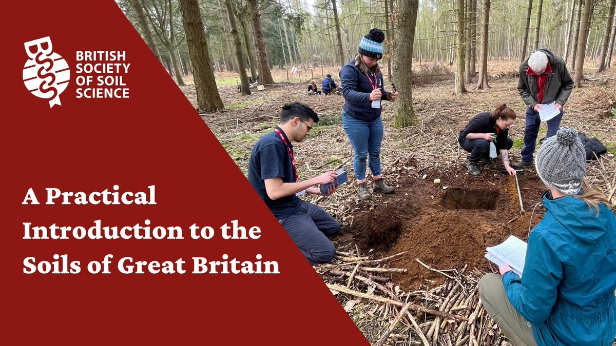 Soil_Science's tweet photo. *** BSSS Soil Training Course ***

🆕Practical Introduction to Soils in Great Britain
📆 11-12 September
📍 Harper Adams University

If you would like to improve your soil investigation and description skills, this course is for you.

BOOK HERE: https://t.co/QrjUHfLmuZ https://t.co/xulzzEKnZl