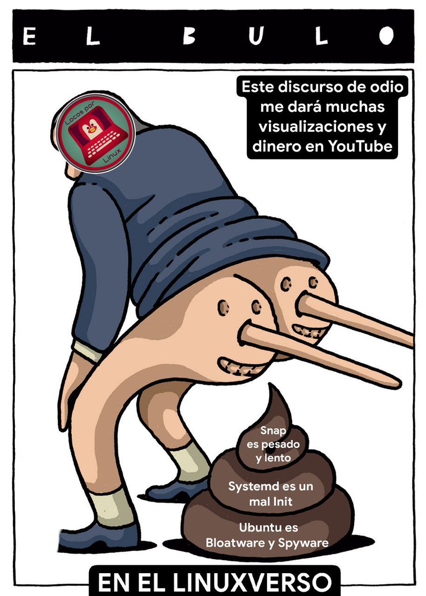 albertccs1976's tweet photo. #Humor #Linux #Memes #Bulo #DiscursoDeOdio #Linuxverso #LocosPorLinux https://t.co/HxqzQkfSZT