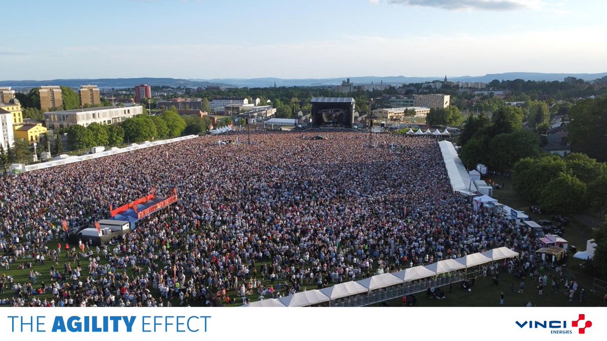 VINCIEnergies's tweet photo. Pour le plus grand festival de rock en Norvège, Tons of Rock, @Omexom_Official a remisé les générateurs Diesel en jouant la carte du réseau électrique local. Plus d’agilité pour moins d’empreinte carbone🎼
➡️https://t.co/rnF9LEPDx1
#AgilityEffect https://t.co/2MVBFl7eHg