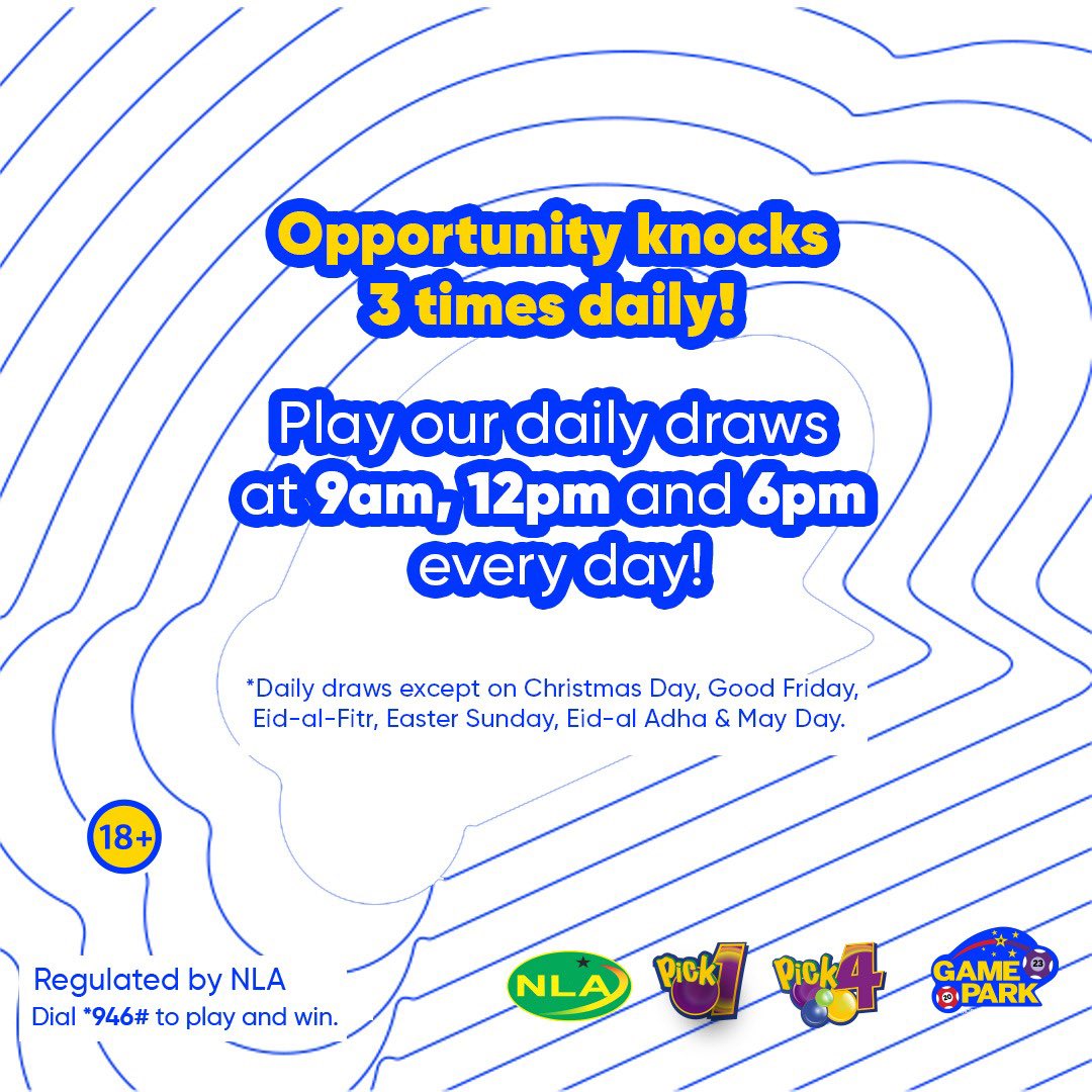 kwadwosheldon's tweet photo. Round the clock wins with Game Park games. Itβs simple, dial *946# or click the link in our bio to play now.
#GamePark #EasyToPlayEasyToWin #MoreMulaMo https://t.co/psDd6aFzmo
