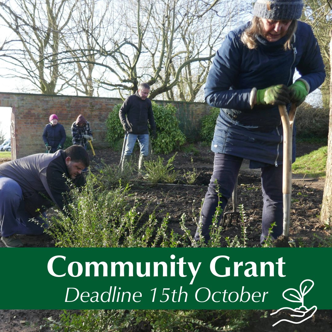 Do you help look after a historic park or garden?🌳

💰 Apply for our Community Grant of up to £6000, which helps seed-fund volunteer projects that support historic designed landscapes in the UK.

📆Deadline: 15th October 2024

Find out more 👇 
thegardenstrust.org/what-we-do/com…