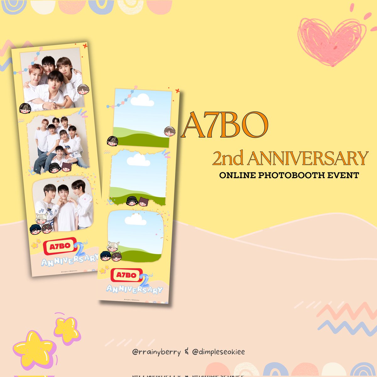⋆˚࿔ A7BO 2nd ANNIVERSARY ONLINE PHOTOBOOTH EVENT 
by <a href="/rrainyberry/">puss</a> &amp; <a href="/dimpleseokiee/">아라ㄱㅅㄱ🍬🦖</a> ⛵

LINK : bit.ly/A7BOAT
(please read TnC and how to use it bellows first) 

HELP RT!
#A7BOAT_sail2gether 
#ATBO #에이티비오
#BOAT #보트
#ATBO_2ND_ANNIVERSARY
#ATBO와_BOAT의_두번째_여름