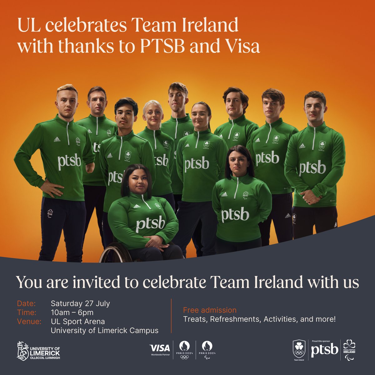 ul_pva's tweet photo. Support Team Ireland by volunteering at this spectacular event🇮🇪

It's not too late to sign up!

Interested? Send us a message to get started!

#TeamIreland #OlympicWatchParty #FamilyDay #ULSport #PVA #Volunteer https://t.co/uDMUkom8in