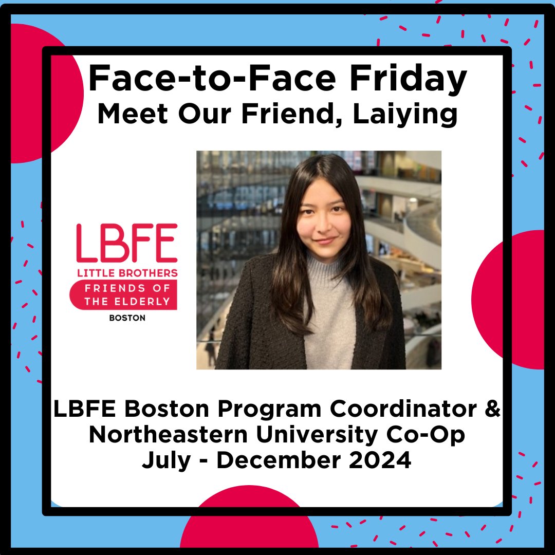 LBFoE_Boston's tweet photo. This week, meet Laiying. "I joined LBFE because of its dedication to working to close the age gap between generations &amp; providing support to #olderadults in the community." Get to know Laiying https://t.co/9v0Nvq3abl #intergenerational #socialhealth #facetofacefriday https://t.co/4mhBEstGhT