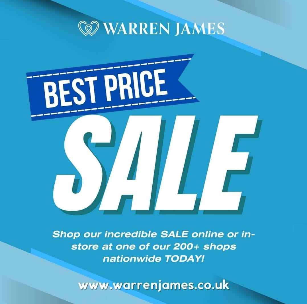 Bachwch fargen yn warren James heddiw
Bag a bargain at Warren James today