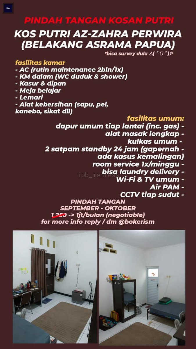 DILARANG KIRIM WTS, EVENT BERBAYAR, INFO KOS, DLL tweet media