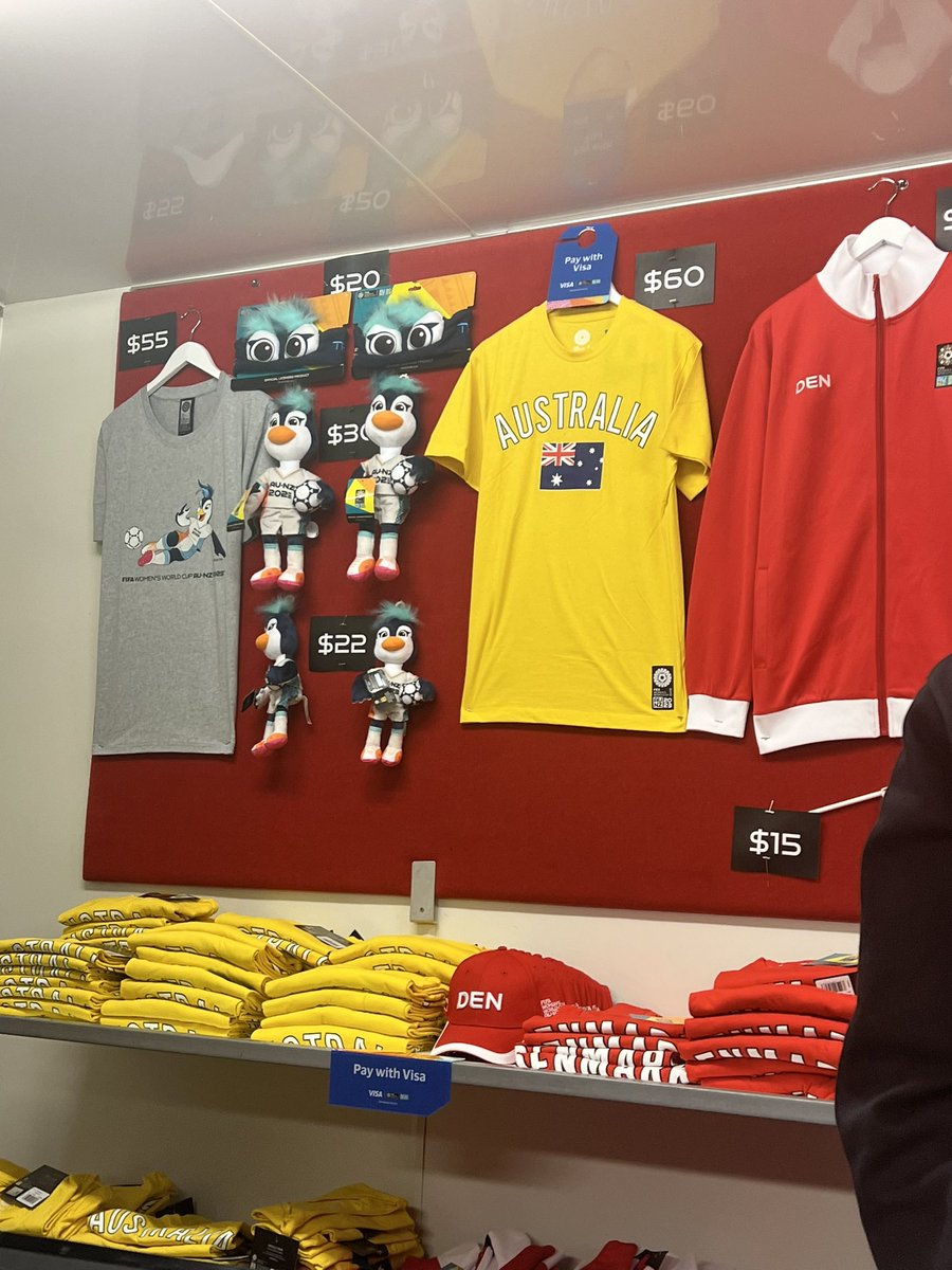 kevantan_11's tweet image. Photos in the FIFA Store at the FIFA Fan Festival in Perthduring the 2023 Women’s World Cup (1/2)
#FIFAWWC #FIFAWWC2023 #FIFA #BeyondGreatness  #fifawomensworldcup #football #AUNZ23 #perth #tazuni #fifastore #mascotplush #headwear #tazuniplush #oceaunz #ball #scarf #keyring #visa
