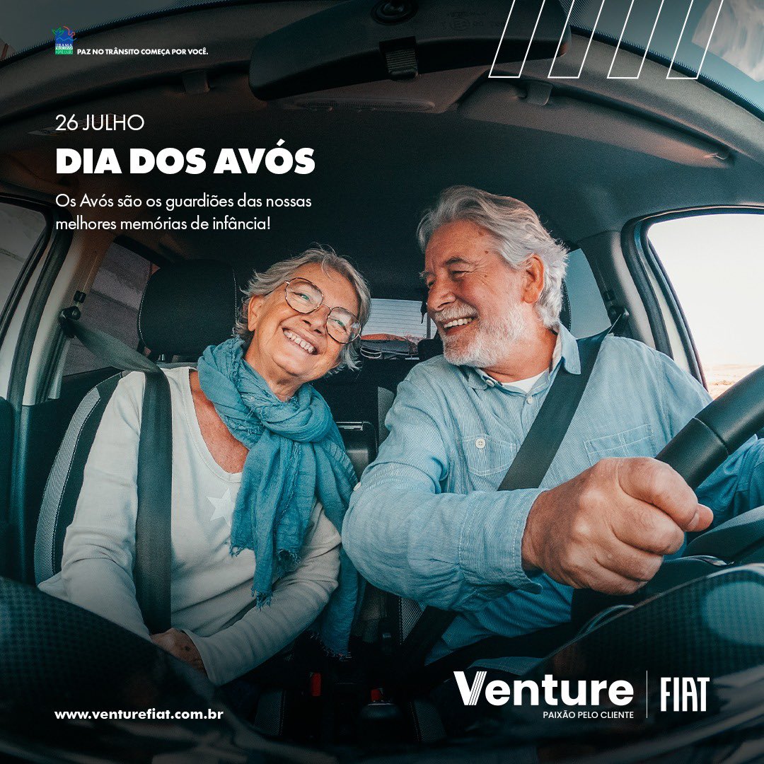 VentureFiat's tweet photo. Celebrando o amor, a sabedoria e as histórias que nossos avós nos proporcionam. Feliz Dia dos Avós! 👵🏻👴🏻❤️ 

#DiaDosAvós #VentureFiat https://t.co/DnacirrQmi