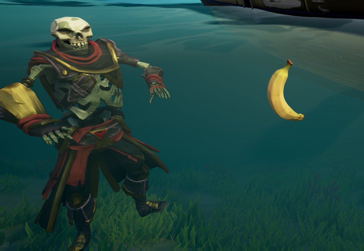 Banana
#SeaOfThieves 
#BePirate