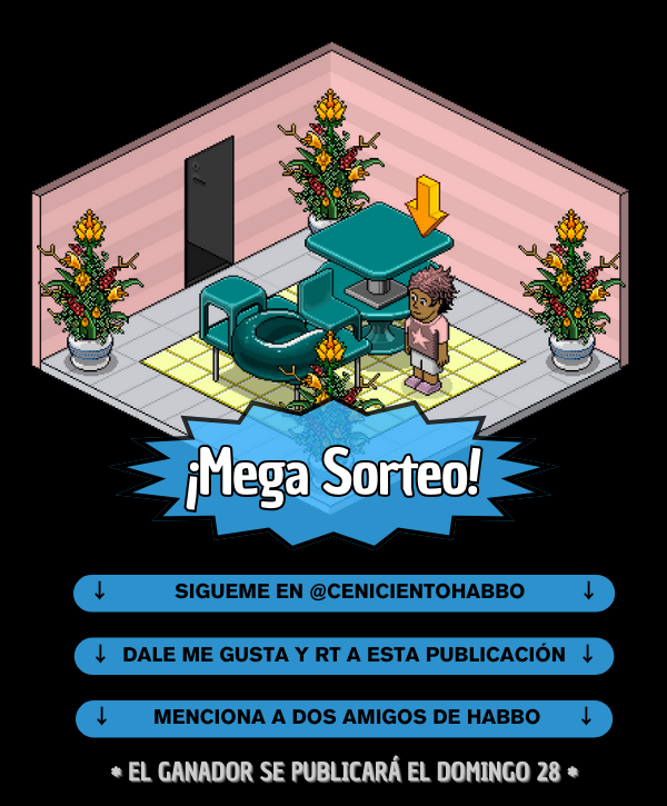 ¿Te ha gustado el set plasto del Funky Friday de esta semana en <a href="/ESHabbo/">Habbo ES/MX</a> Origins?   ¡Pues tienes la oportunidad de ganar el set completo!   Sígueme en Twitter/X, dale me gusta y RT a esta publicación y menciona a dos amigxs a quien quieras dar envidia cuando ganes ¡Mucha suerte!
