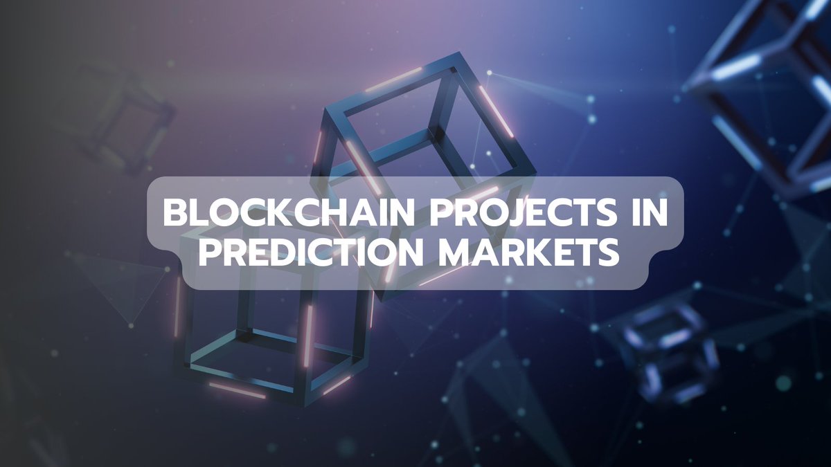 Blockchain prediction platforms are decentralized marketplaces that leverage #blockchain to allow users to create and participate in prediction markets for various future events. 

Sectors transformed by blockchain prediction markets
🔹Finance
🔹Politics 
🔹Insurance
🔹Public