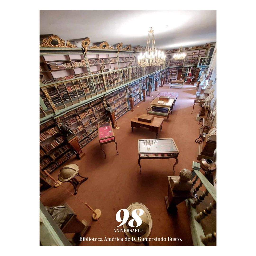Participa:

🔁Se coñeces esta biblioteca.
❤️Se vas vir visitala.
🔁❤️ As dúas opcións con correctas. 

🔁Si conoces esta biblioteca.
❤️Si vas a venir a visitarla.
🔁❤️Las 2 opciones son correctas. 

98 Aniversario #BibliotecaAmérica de D. Gumersindo Busto. (1926-2024) USC.