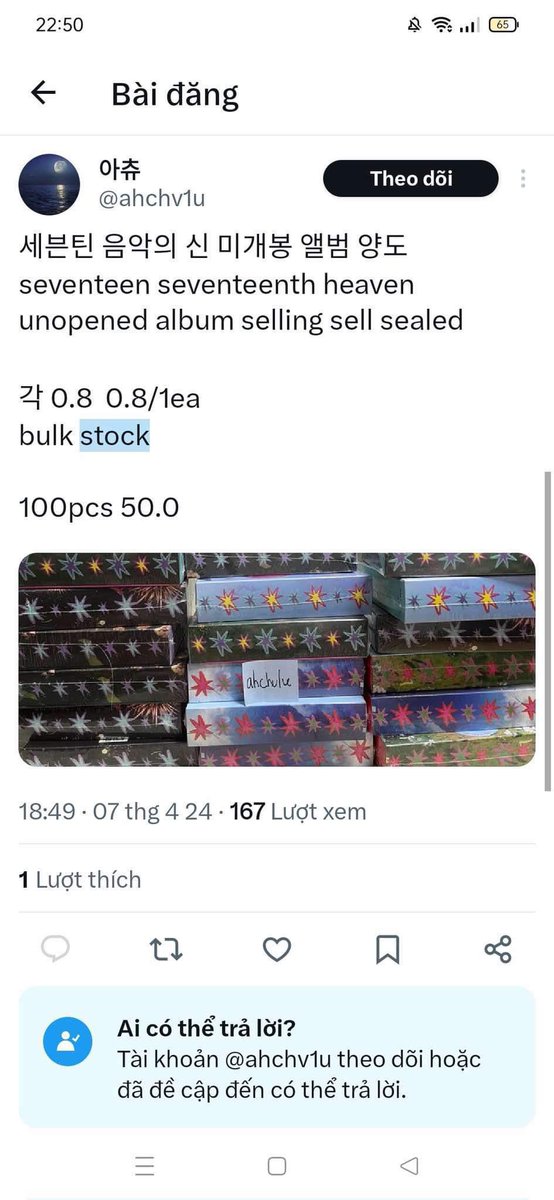 Mad_nma's tweet photo. This scammer has uploaded several posts selling Seventeen’s albums in large quantities along with other items such as poca at low prices, only answer your message when you intend to buy those and would barely reply when she/he has already received money!
@bzvsgp https://t.co/t3fDfQWdAw