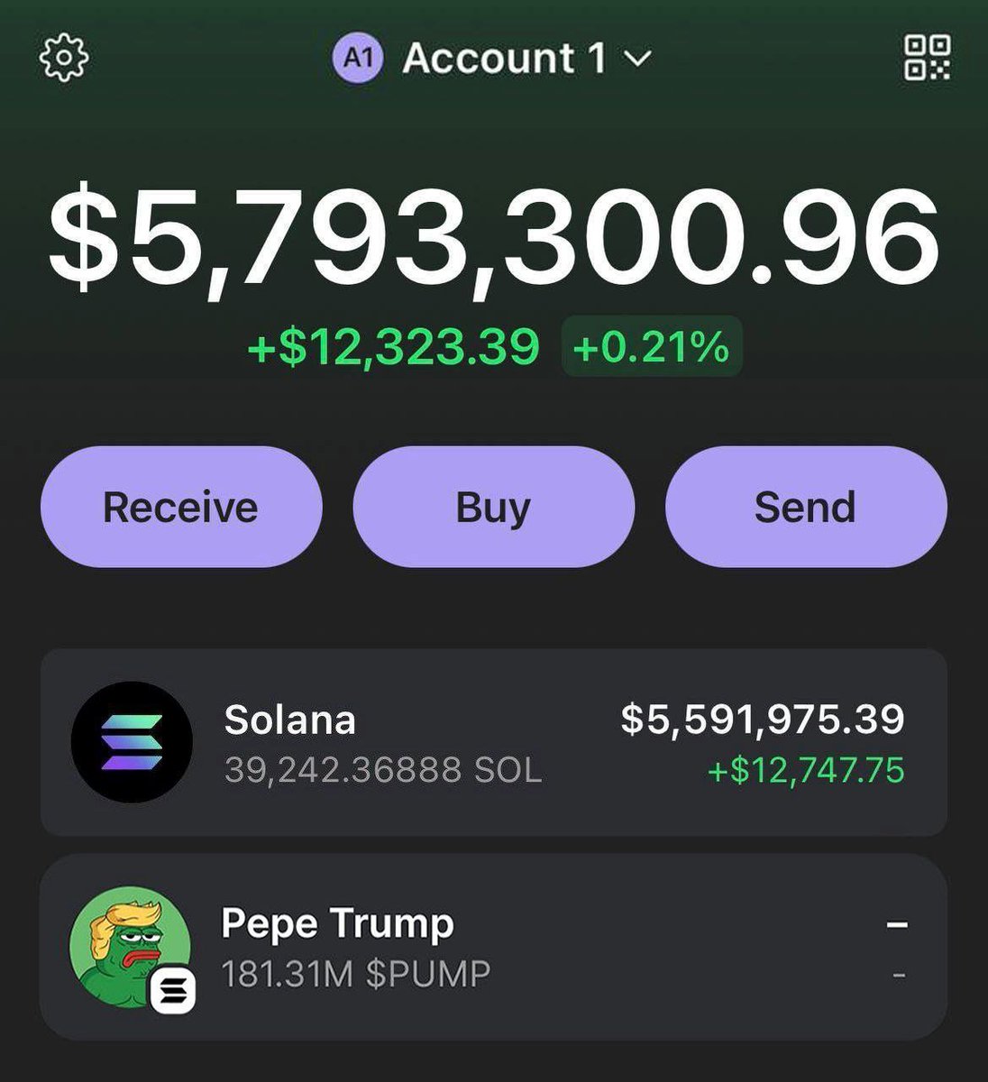 To celebrate my recent wins I am giving away $5,000 to 5 of my followers! 💸

To enter: Like, RT and comment address 👇

I made many of my followers rich this month, I called $DADDY, $WATER and $TRUMP before they did more than a 100x, my next call is @pepesoltrump

I just put 20